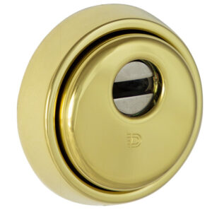 Броненакладка DiSec MONOLITO MILANO BD210 DIN ROUND 25 мм латунь pvd (Італія)