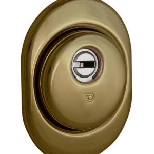 Броненакладка DISEC CONTRO CD2000 DIN OVAL 21 мм бронза pvd (Італія)