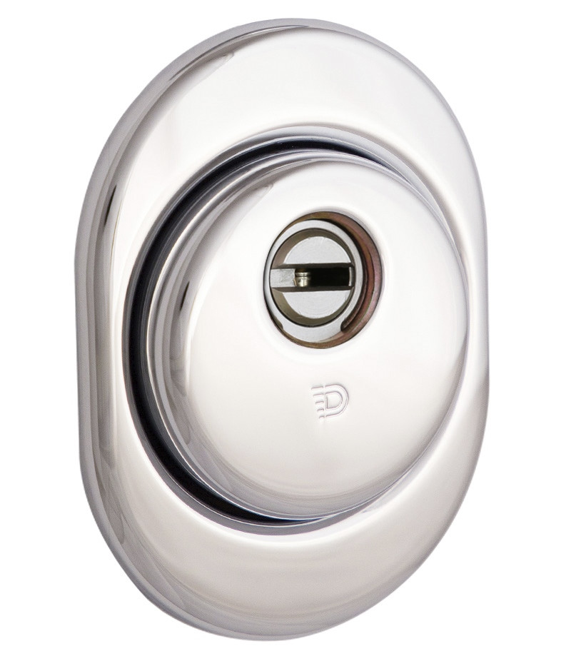 Броненакладка DISEC CONTRO CD2000 21 мм хром полірований (Італія)