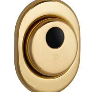 Броненакладка DISEC CONTRO CD2000 DIN OVAL 21 мм латунь pvd (Італія)