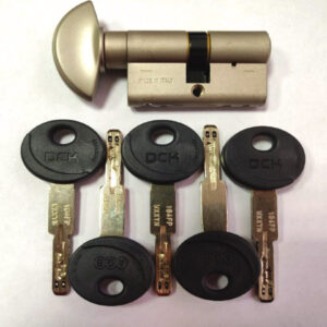 Циліндр AGB Scudo DCK 35x30 65 мм ключ/тумблер матовий хром