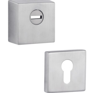 Броненакладка ROSTEX QUADRUM SQUARE 23 мм нержавіюча сталь матова (Чехія)