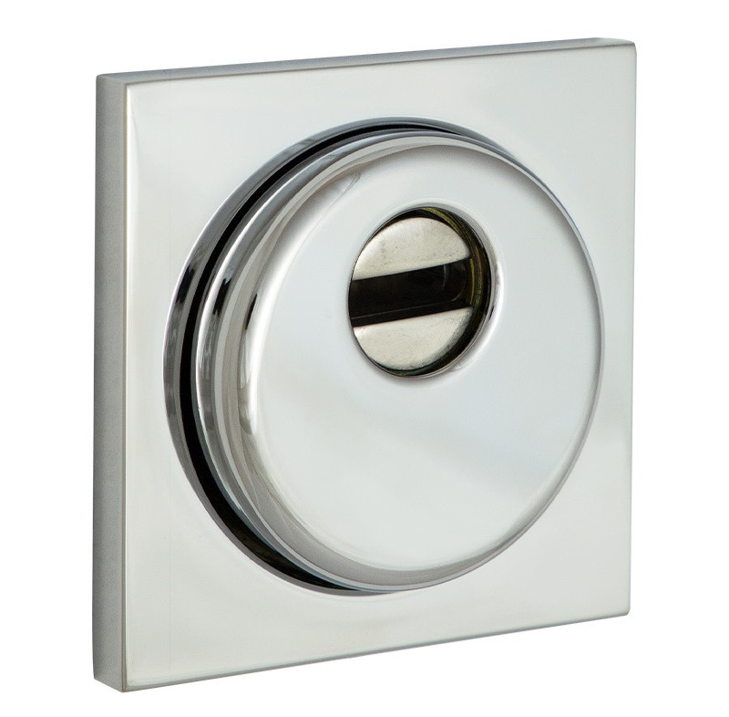 Броненакладка DISEC MONOLITO_SFERIK BD200 25мм хром полірований (Італія)