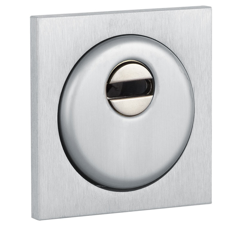 Броненакладка DISEC MONOLITO_SFERIK BD200 25мм нержавіюча сталь матова (Італія)