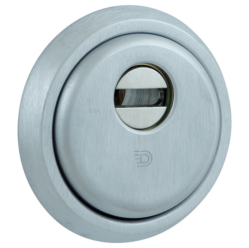 Броненакладка DISEC MONOLITO MILANO KRIPTON BKS260 25мм хром матовий (Італія)