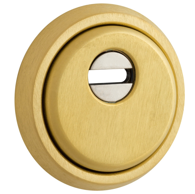 Броненакладка DISEC MONOLITO_MILANO_KRIPTON BKS260 25 мм латунь матова (Італія)