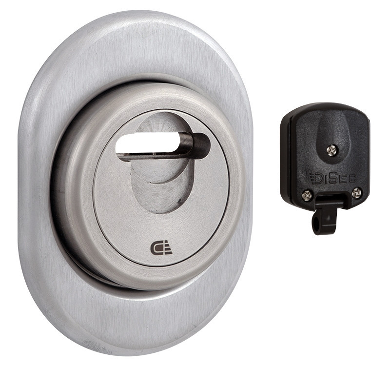 Броненакладка DISEC *MAGNETIC 3GDM 15мм 3кл. нержавіюча сталь матова (Італія)