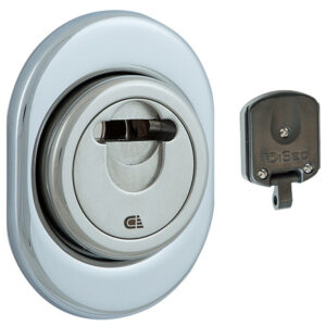 Броненакладка DISEC MAGNETIC 3GDM 3 кл. 15мм хром полірований (Італія)