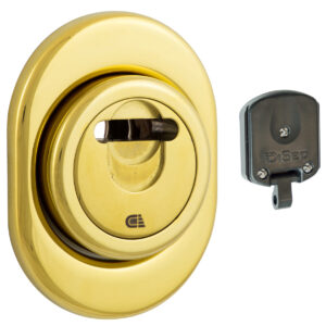 Броненакладка DISEC MAGNETIC 3GDM 3 кл. 15мм латунь pvd (Італія)