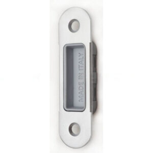 Відповідна планка + декор накладка під магнітний замок STV Attrazione матовий хром (Італія)