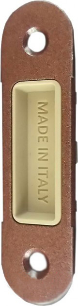 Відповідна планка + декор накладка під магнітний замок STV Attrazione бронза (Італія)