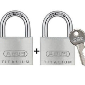 Замок навісний Abus 726TI/40 Twins (комплект замків 2шт) Німеччина