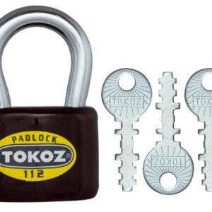 Замок навісний TOKOZ 112/50 3KEY TK1_M R_shackle 32 мм, 9 мм (Чехія)