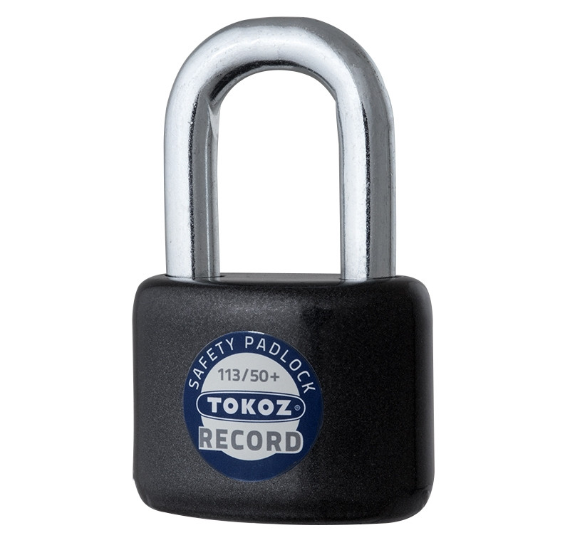Замок навісний TOKOZ RECORD_113/50+ O/K R_shackle 33 мм, 9 мм (Чехія)