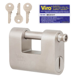 Навісний замок VIRO MONOLITH 4144 3KEY 20,5 мм 13 мм (Італія)