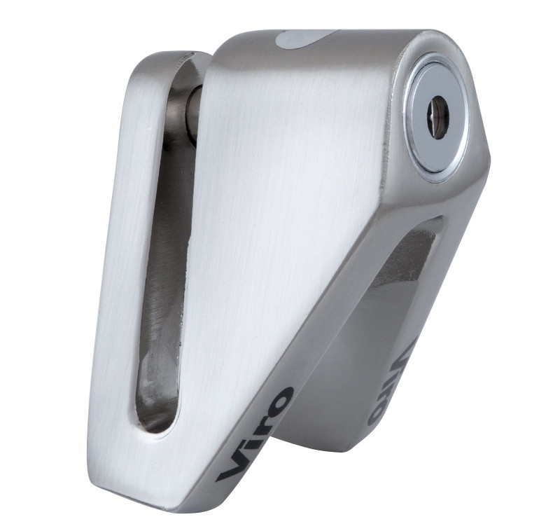 Замок блокуючий VIRO MOTO STOPPER STAINLESS_STEEL 2KEY (Італія)