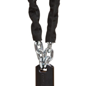 Навісний замок TOKOZ MOTO PLUTO 50 BLACK з ланцюгом 200 см 3KEY (Чехія)