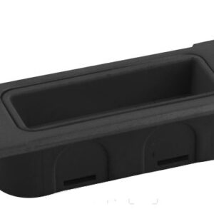 Відповідна планка + декор накладка під магнітний замок STV Attrazione чорний (Італія)