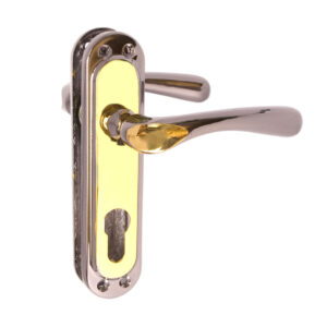 Ручка на планці PUNTO KUMRU STL kYale 62 mm FUME GP/BN золото/чорний (Китай)