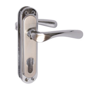 Ручка на планці PUNTO KUMRU STL kYale 62 мм SN/СР матовий нікель/хром (Китай)