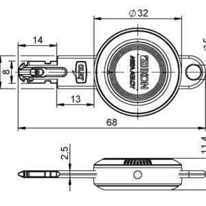 Ключ IKON e-CLIQ 1KEY CLIQ GO (Німеччина)