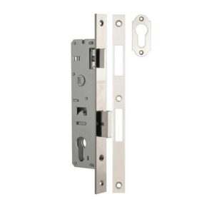 Корпус вузькопрофільного замка з клямкою Fuaro 153P-35/85 CP хром (Китай)