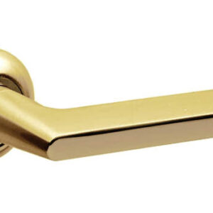 Ручка дверна на розетці Fuaro FOCUS RM GP/SG-5, золото, матове золото (Китай)