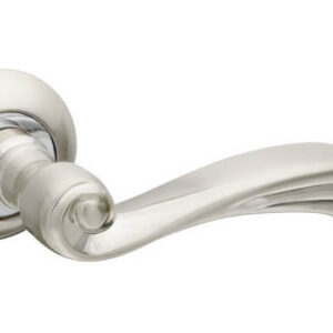 Ручка дверна на розетці Fuaro OPERA RM SN/CP-3 матовий нікель/хром (Китай)