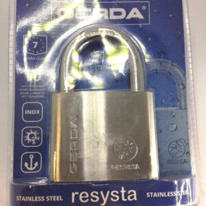 Замок навісний GERDA KSN-60 RESYSTA нержавіюча сталь (Польща)