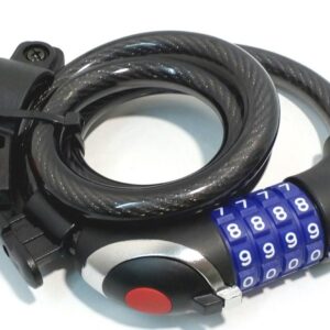 Вело кодовий замок з тросом TOKOZ MOTO BLACK 100 см (Чехія)