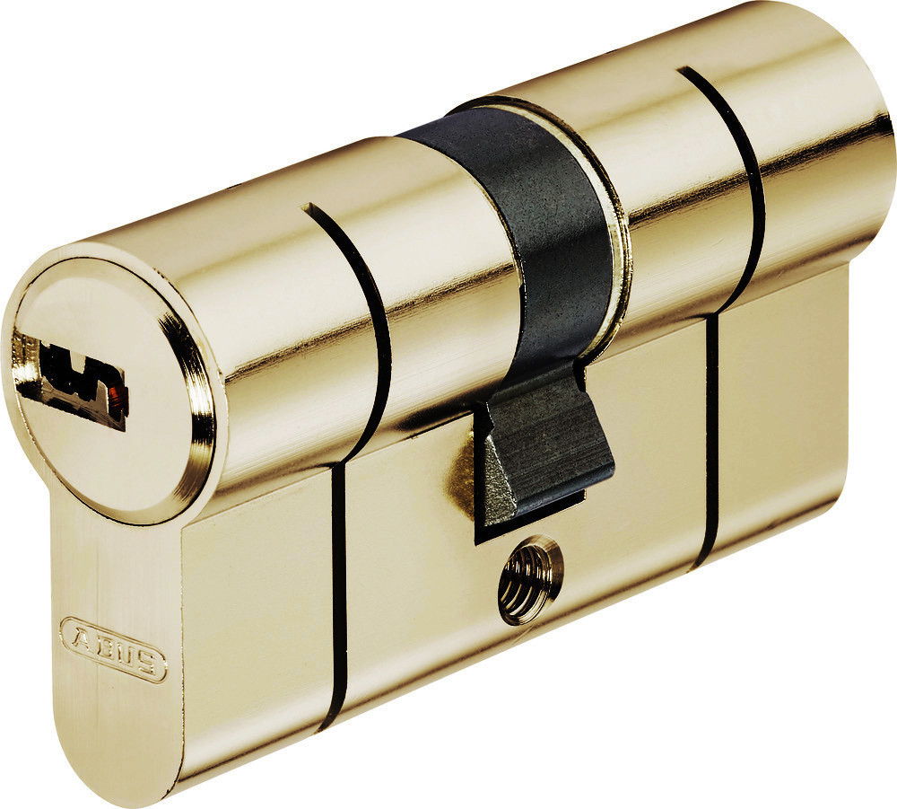 Abus D6PS 90мм 45х45 ключ/ключ латунь матовая