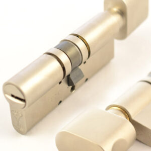 Циліндр MUL-T-LOCK MT5+ ключ/тумблер нікель сатин