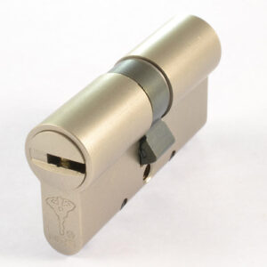 Циліндр MUL-T-LOCK MT5+ ключ/ключ нікель сатин