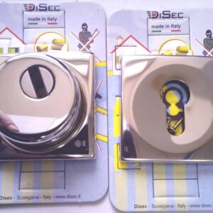 Захисна броненакладка врізна DiSec ВDS16K хром (Італія)