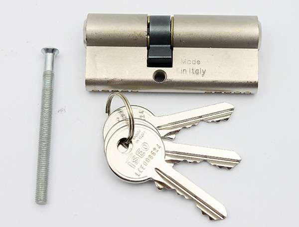 Iseo F5 75мм 30х45 ключ/ключ нікель (Італія)