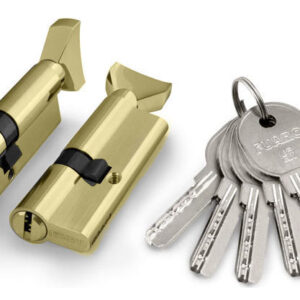 Fuaro 100 DM/RC 80 мм 35х10х35 ключ/тумблер латунь (Китай)