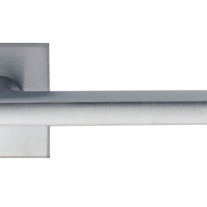 Ручка дверна на розетці ZOGOMETAL 0354 хром матовий (Греція)