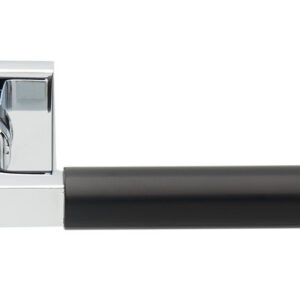 Ручка дверна на розетці ZOGOMETAL 2281 хром/чорний (Греція)