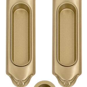 Набір ручок для розсувних дверей Mandelli 1028 - 04 матова латунь