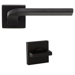 Дверна ручка DND by Martinelli JOY 02 з накладкою WC чорний