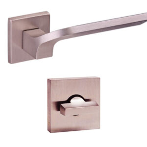 Дверна ручка DND by Martinelli JOY 02 з накладкою WC матовий нікель