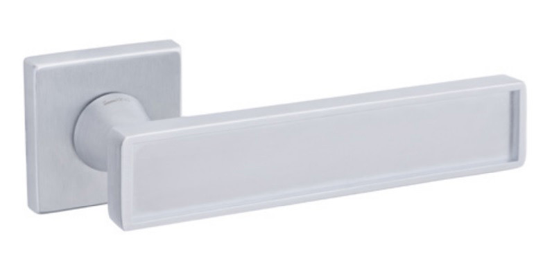 Дверна ручка DND by Martinelli SOCHIC L 02 матовий хром/без вкладиша