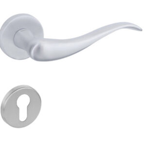 Дверна ручка DND by Martinelli AIRONE з накладкою під циліндр матовий хром