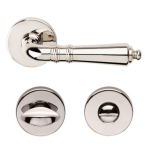 Дверна ручка DND by Martinelli DANIELA з накладкою WC полірований нікель