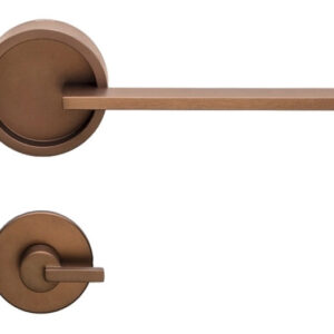 Дверна ручка DND by Martinelli TIMELESS з накладкою WC бронза