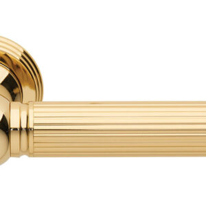 Ручка дверна на розетці ZOGOMETAL 2501 золото (Греція)