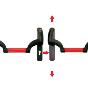 Iseo Idea Palmo (комплект врізний антипаніки на двухстворку)