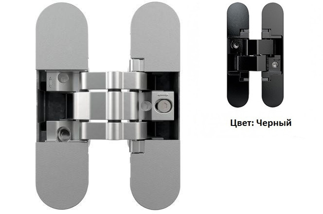 Прихована петля Anselmi 502 чорний (Італія)