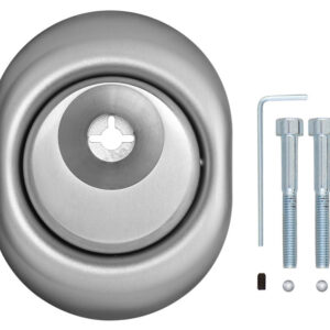 Броненакладка DISEC MONOLITO BD108 OMEGA SQUARE 22мм нержавіюча сталь матова (Італія)