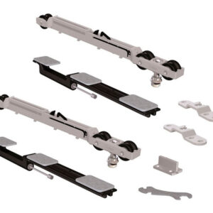 Комплект роликів Saheco на одну стулку з двома Softbrake